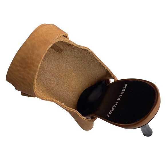 PIERRE HARDY size 7 or 6.5 EU 37 Leather Sandal Heels - Picture 8 of 10